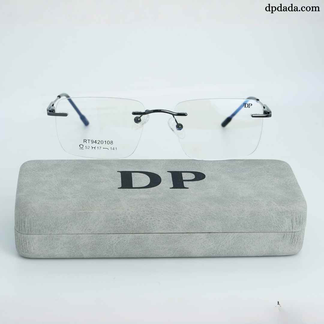 DP DADA.COM Rimless Spectacle Silver RT9420108