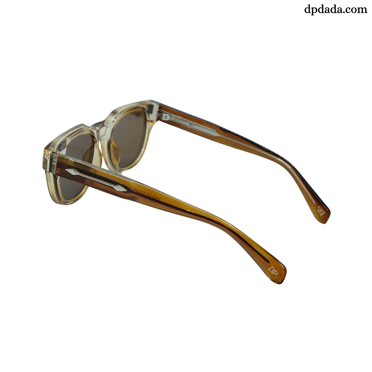 DP Transparent Amber Hexa Sunglasses DPX24
