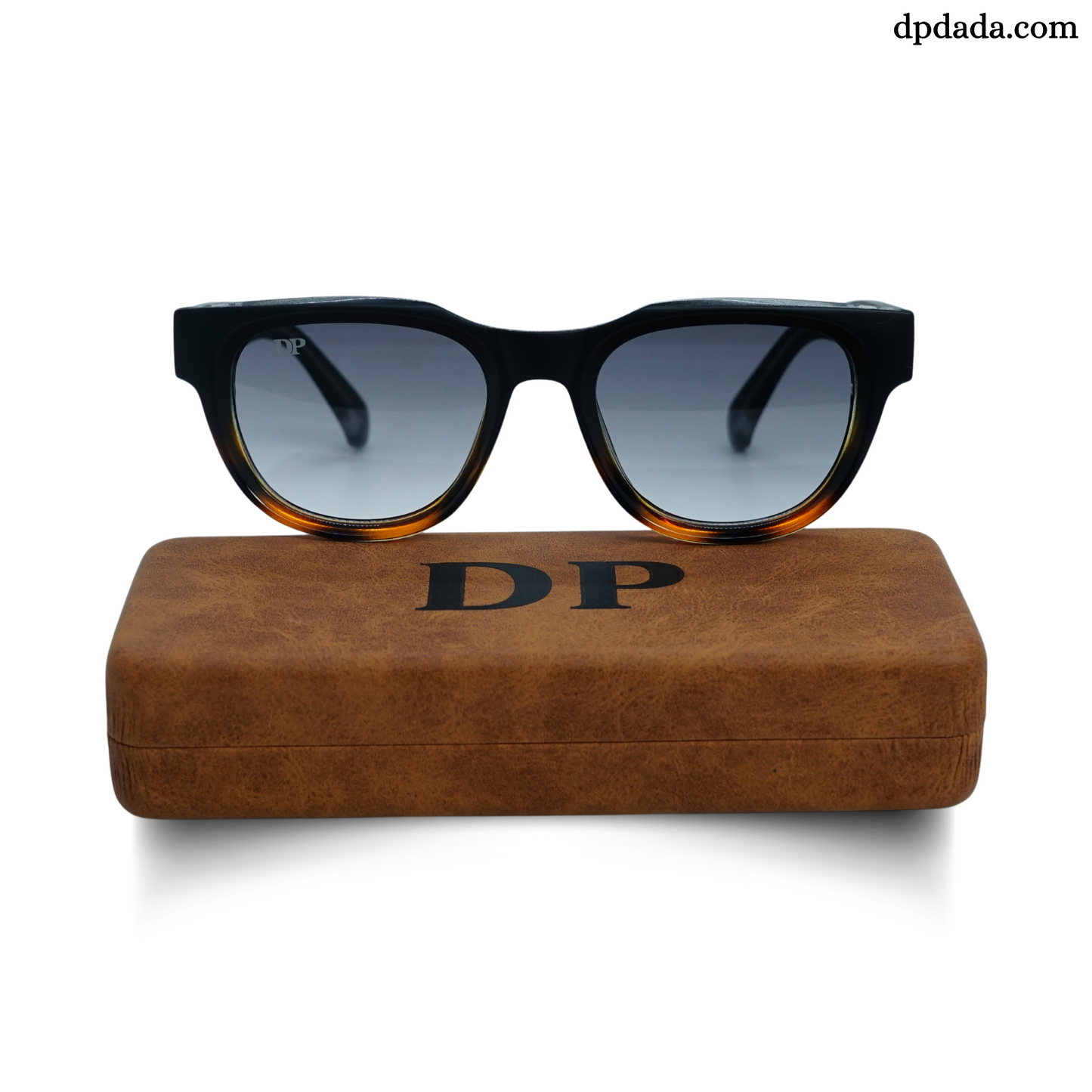 DP Black-Brown Fade Sunglasses DPX25