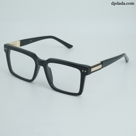 DP Dada Matte Black Square Eyeglasses – Model DP102