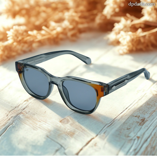 DP Dual-Tone Transparent Grey Sunglasses DPX26