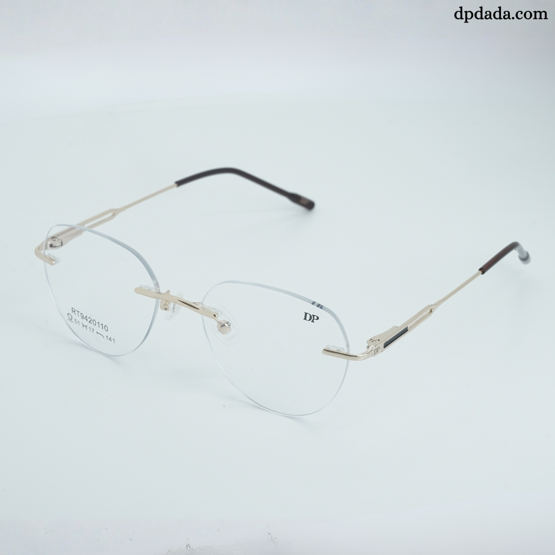 DP DADA.COM Rimless Spectacle gold RT9420110