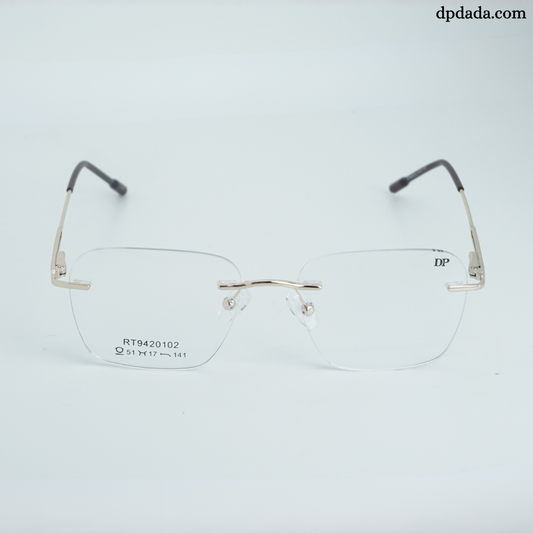 DP DADA.COM Rimless Spectacle GOLD RT9420102