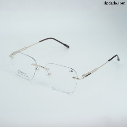 DP DADA.COM Rimless Spectacle GOLD RT9420102