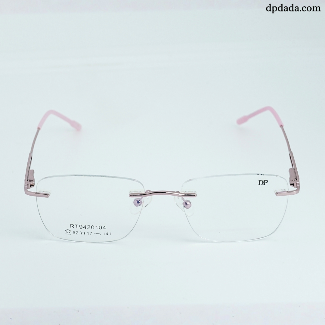 DP DADA.COM Rimless Spectacle Pink  RT9420104