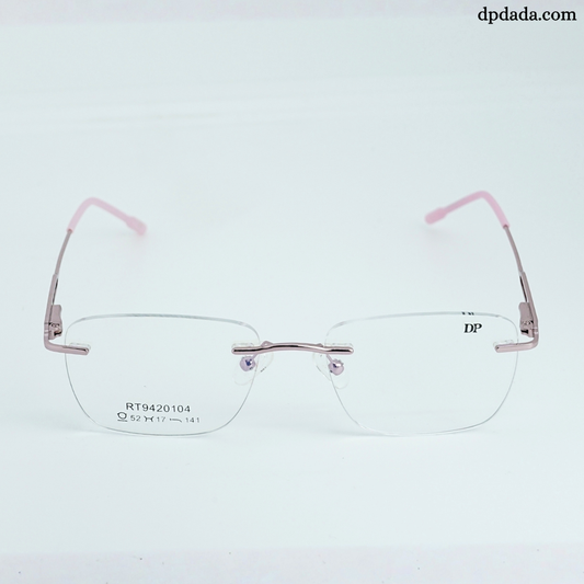DP DADA.COM Rimless Spectacle Pink  RT9420104
