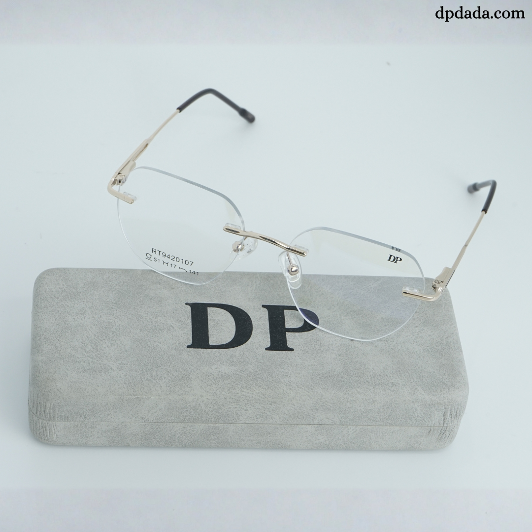 DP DADA.COM Rimless Spectacle GOLD RT9420107