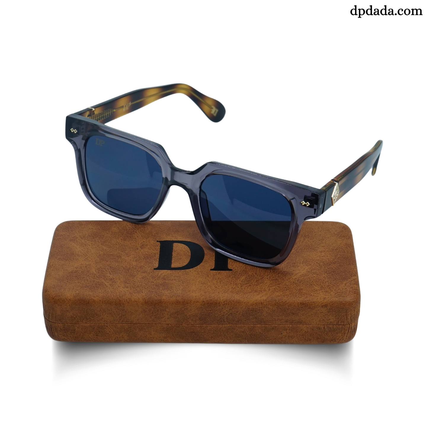 DP Blue Square Sunglasses DPX29