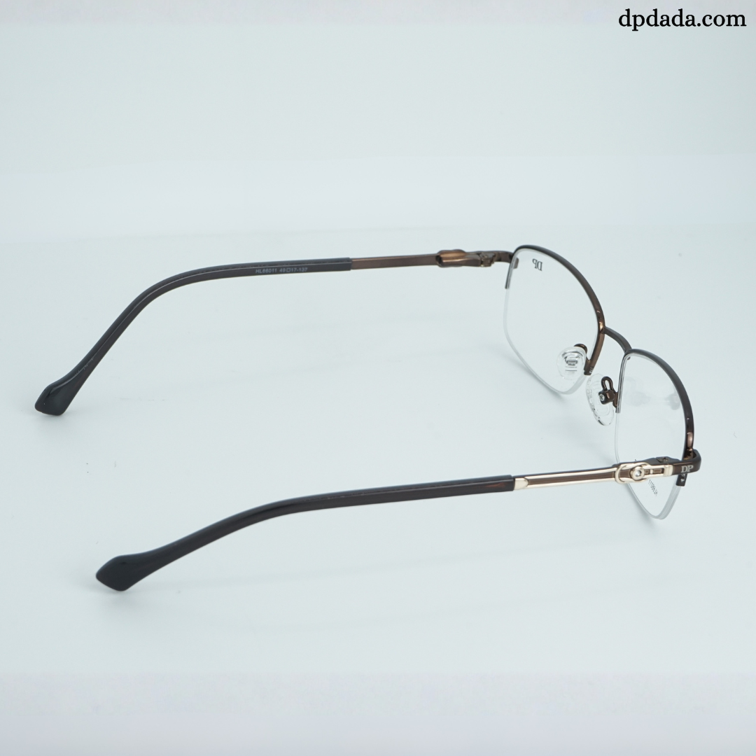 DP DADA.COM Supra Blue Block Glasses Brown HL66011