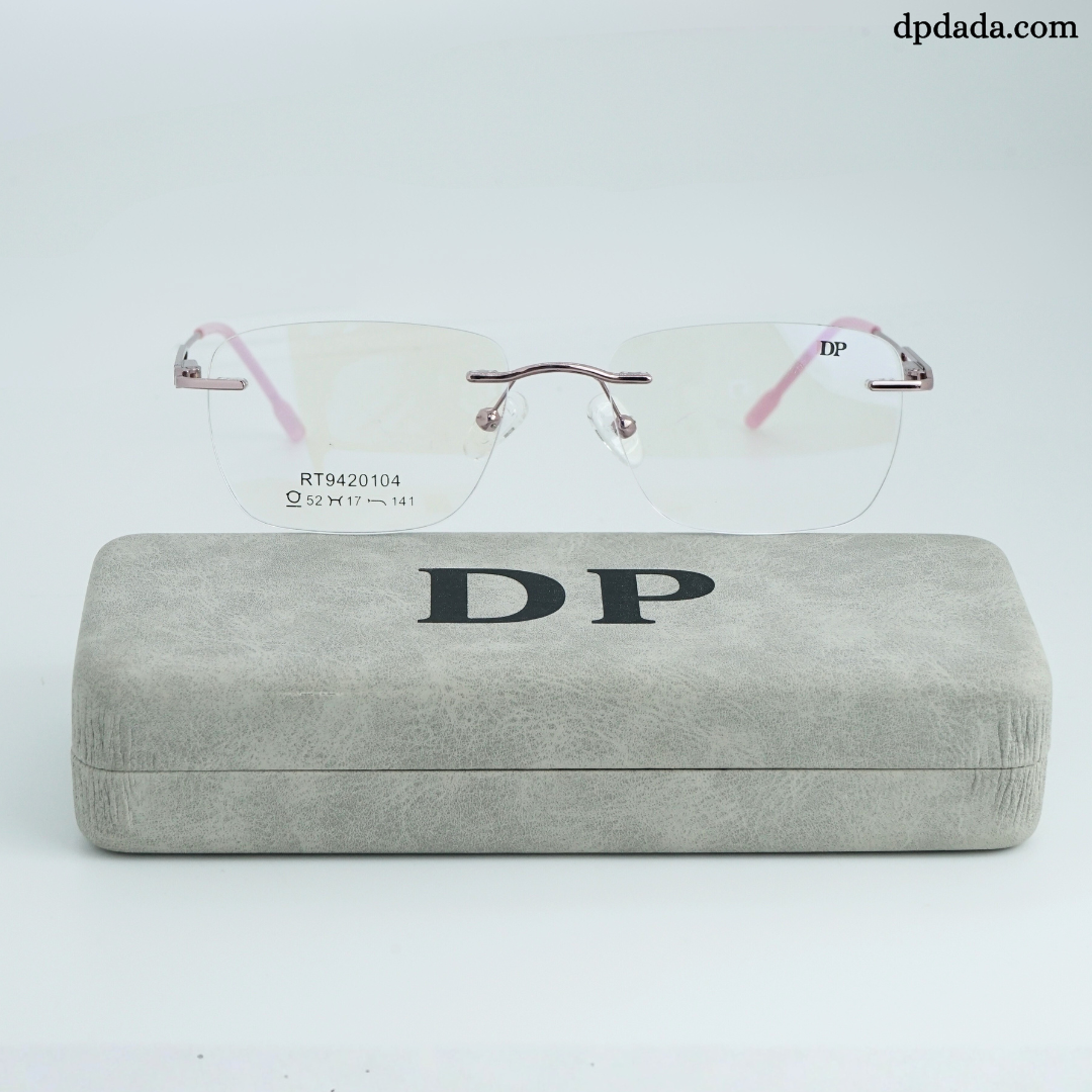 DP DADA.COM Rimless Spectacle Pink  RT9420104
