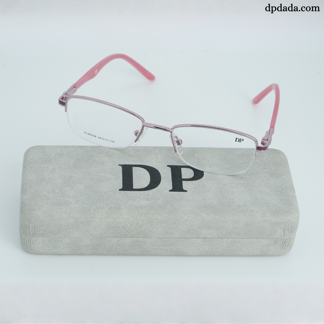 DP DADA.COM Supra Blue Block Glasses Pink HL66008