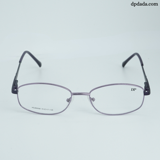 DP DADA.COM Full Metal Blue Block Glasses Pink HL660006