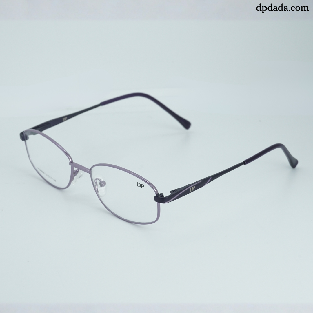 DP DADA.COM Full Metal Blue Block Glasses Pink HL660006