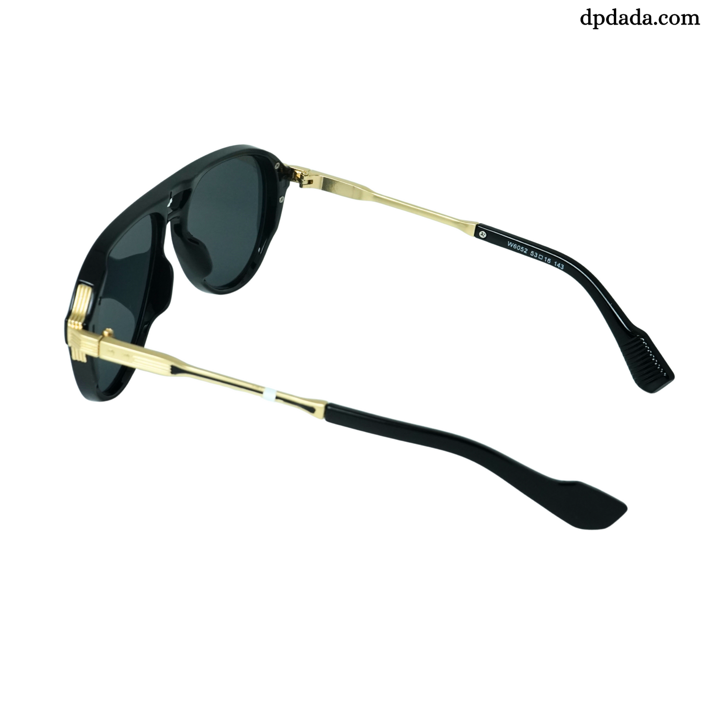 Aviator Black With gold Temple -DPA09