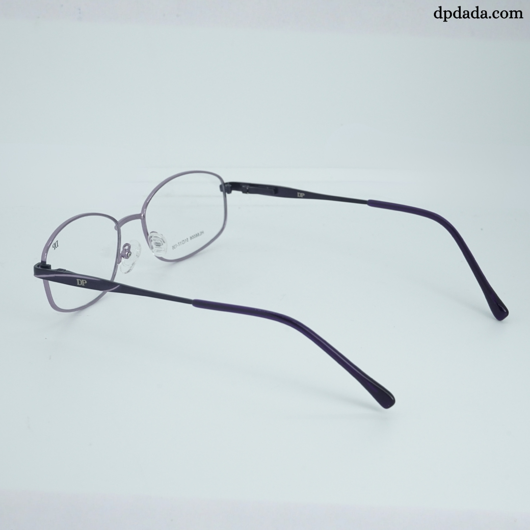 DP DADA.COM Full Metal Blue Block Glasses Pink HL660006
