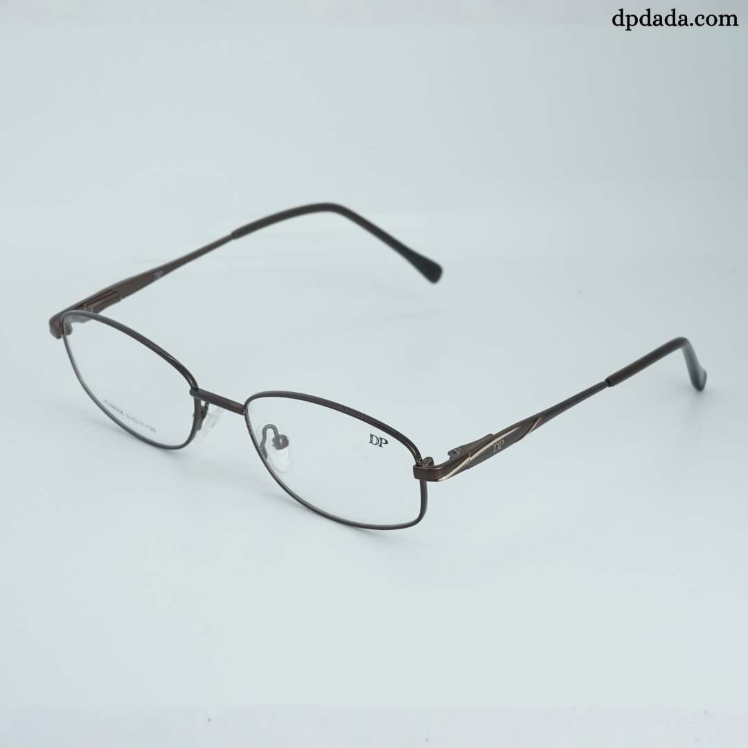 DP DADA.COM Full Metal Blue Block Glasses Brown  HL66006