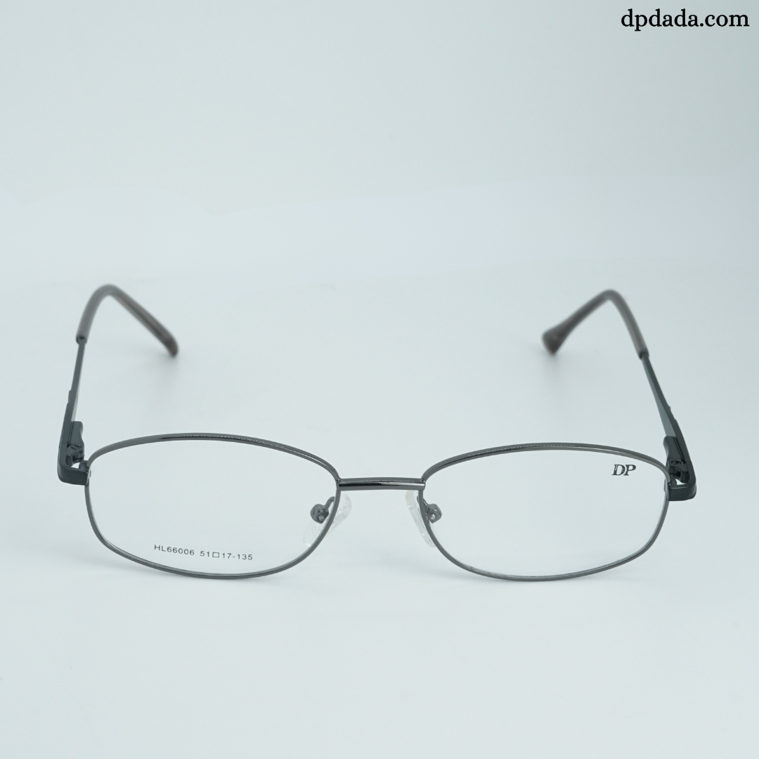 DP DADA.COM Full Metal Blue Block Glasses black HL66006