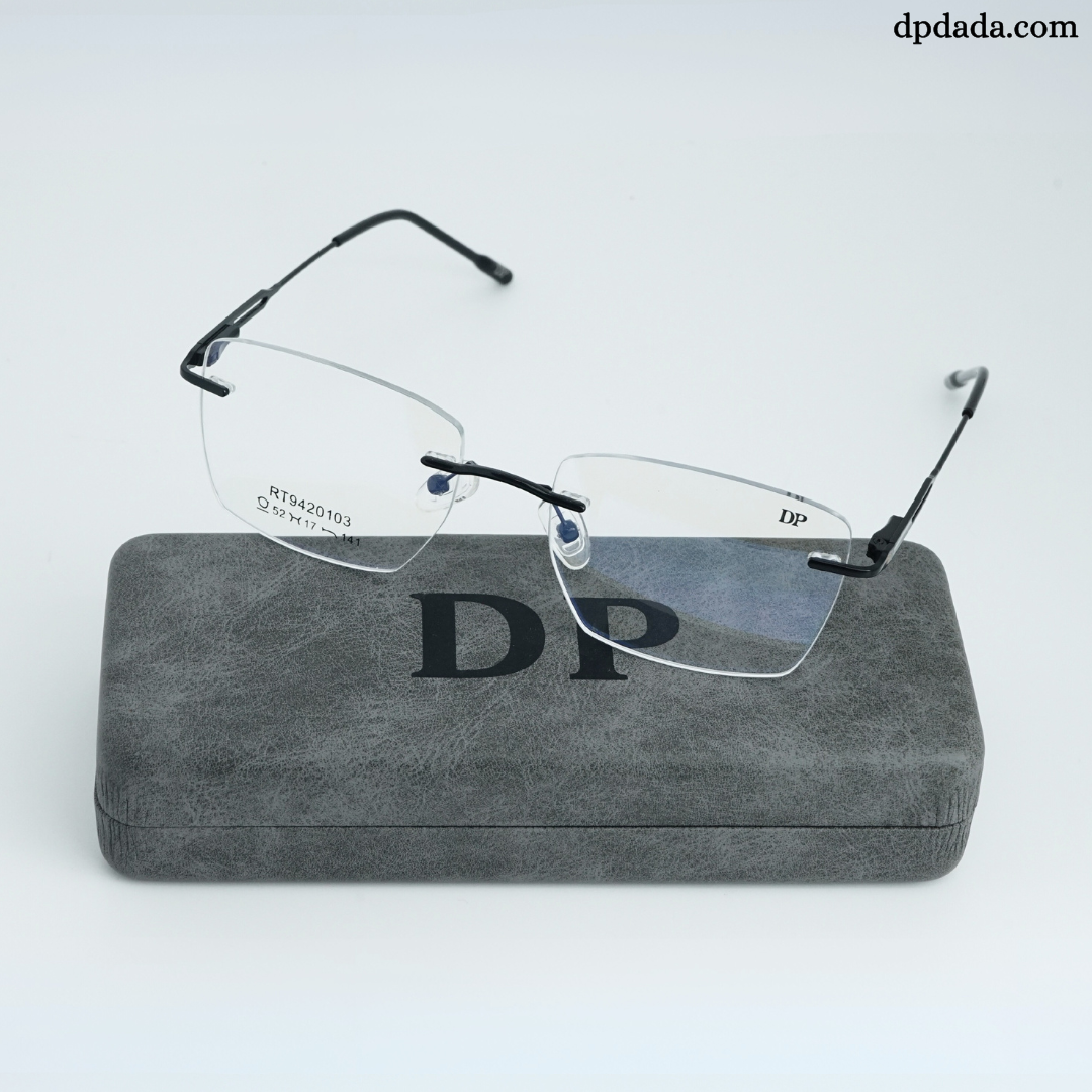 DP DADA.COM Black Rimless Spectacle RT9420103
