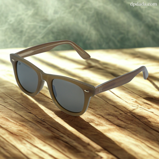 Classic Wayfarer DPX9  brown wooden finish frame