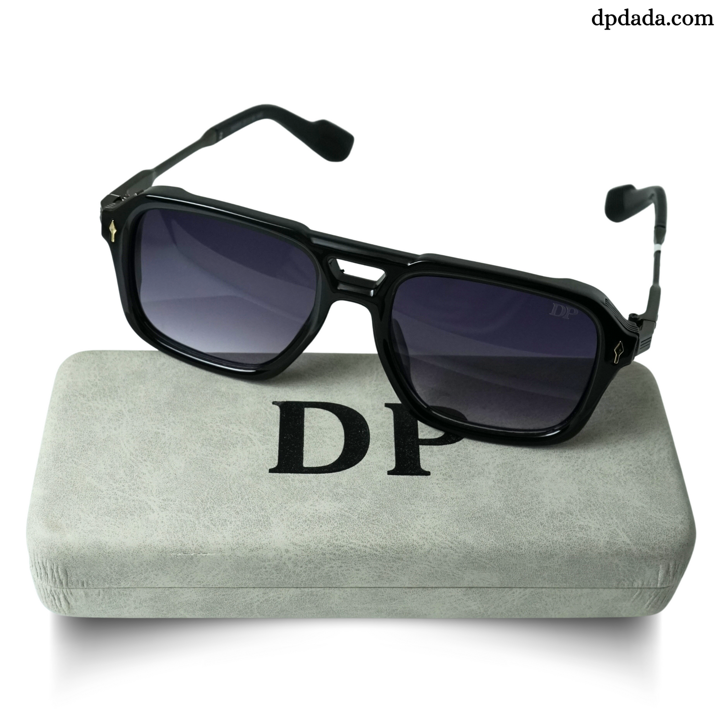 Bold Square Black with Gunmetal stick-DPB07
