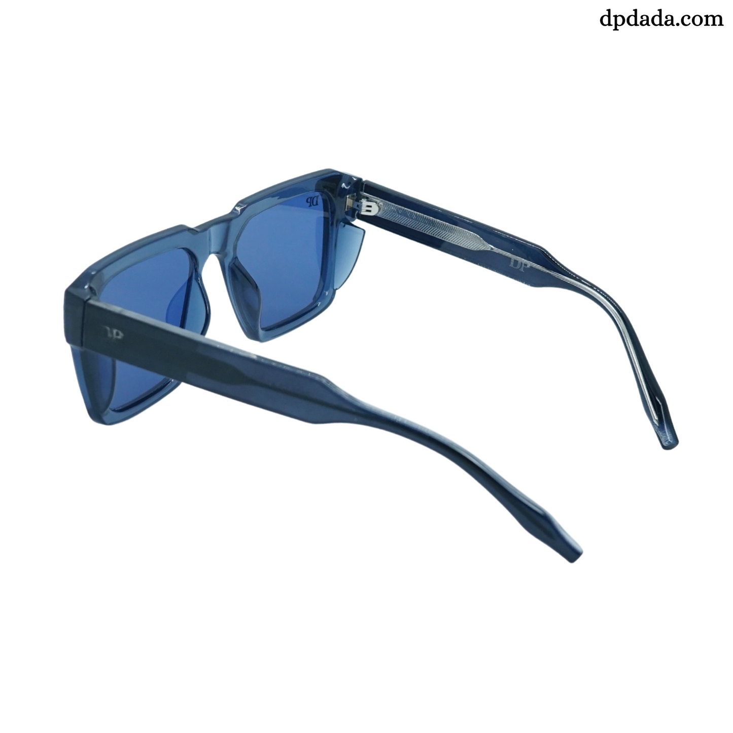 DP Retro Square Blue Sunglasses. DPX18