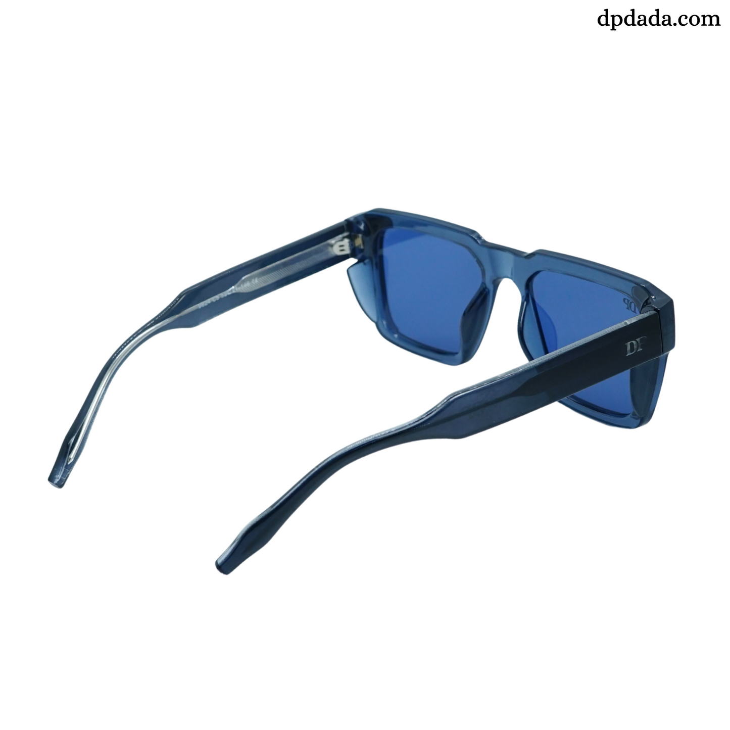 DP Retro Square Blue Sunglasses. DPX18