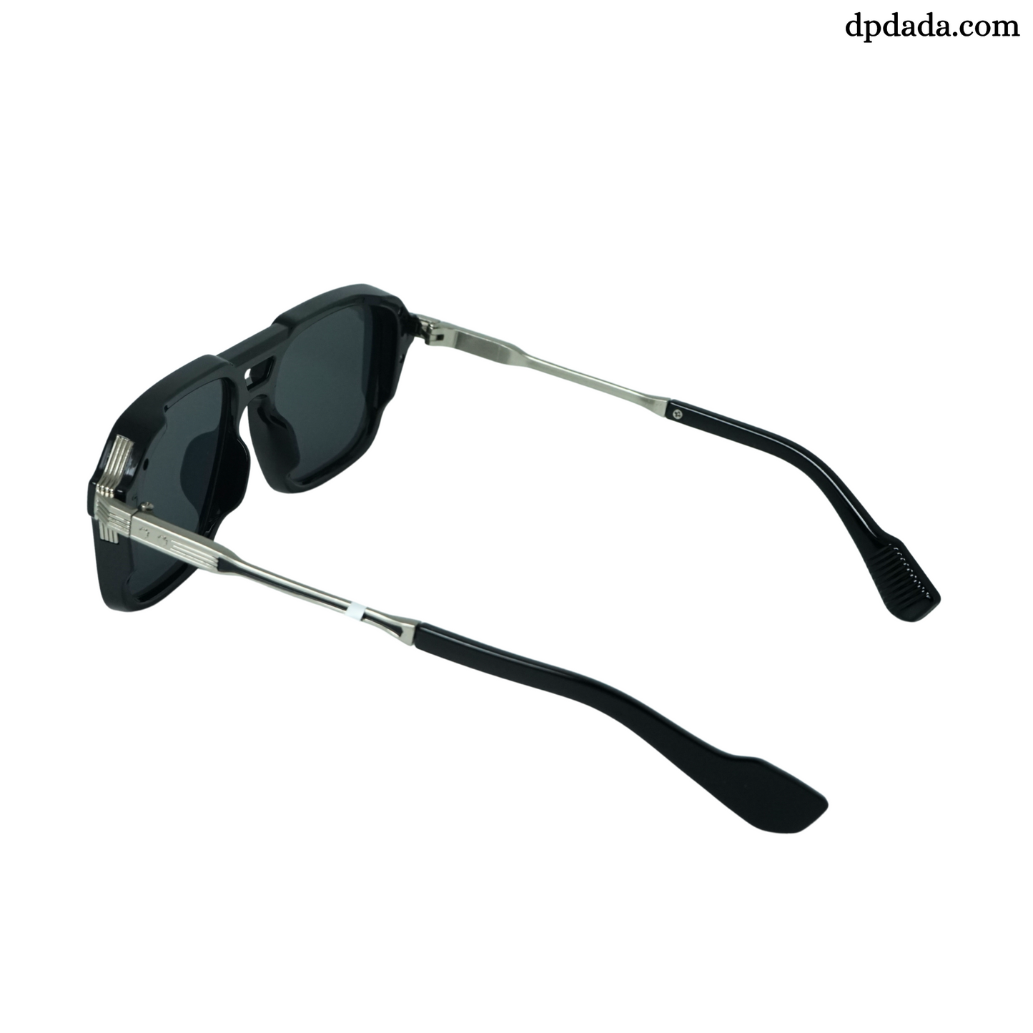 Bold Square Black With Silver-DPB10