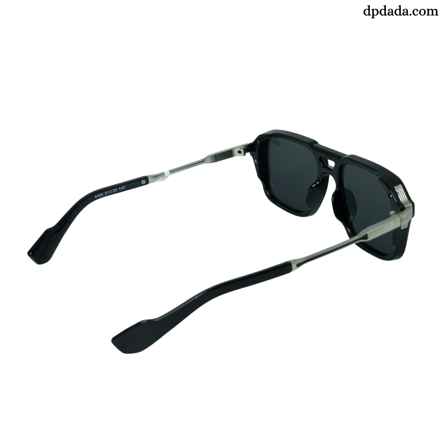 Bold Square Black With Silver-DPB10