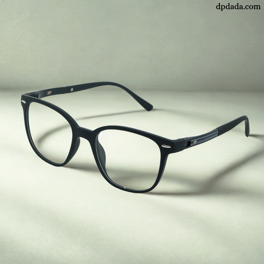 DP Dada TR7927 Matte Black Cat-Eye Eyeglasses