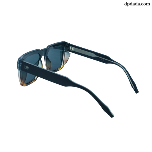 DP Retro Square Black & Tortoise Sunglasses. DPX14