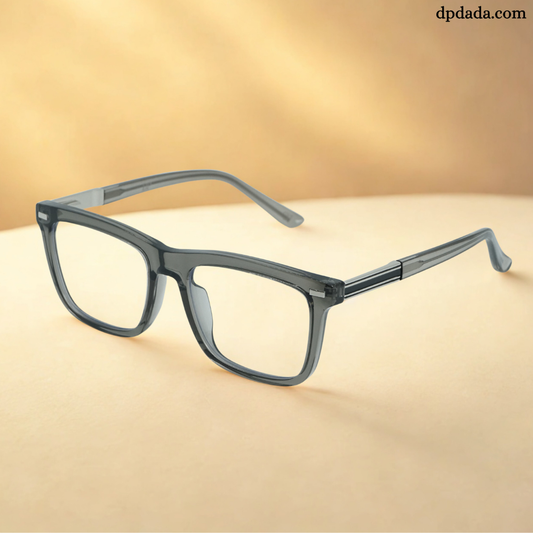 DP Dada TR8901 Transparent Grey Square Eyeglasses