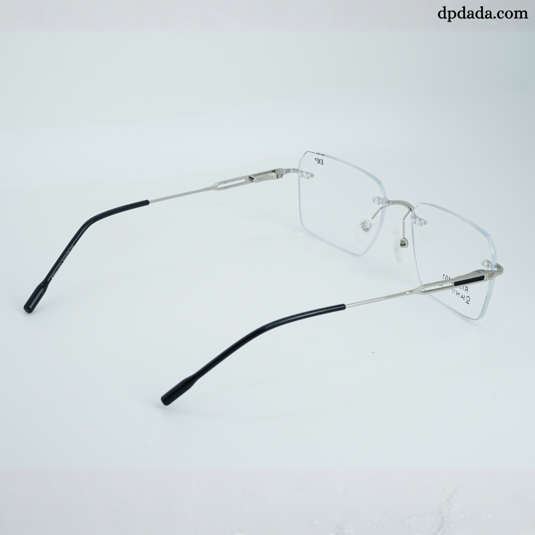 DP DADA.COM Rimless Spectacle Silver RT9420101