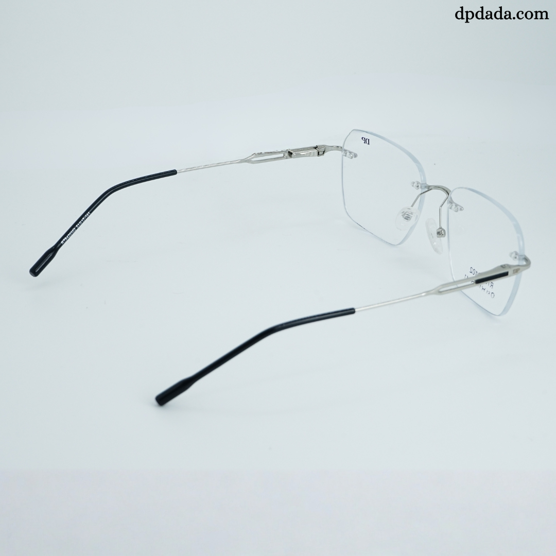DP DADA.COM Rimless Spectacle Silver RT9420102