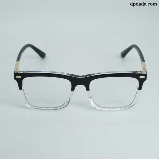 DP Dada TR7937 Black Crystal Square Eyeglasses