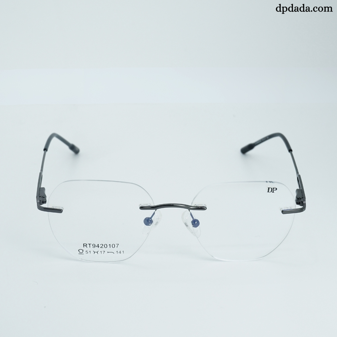 DP DADA.COM Rimless Spectacle Silver RT9420107