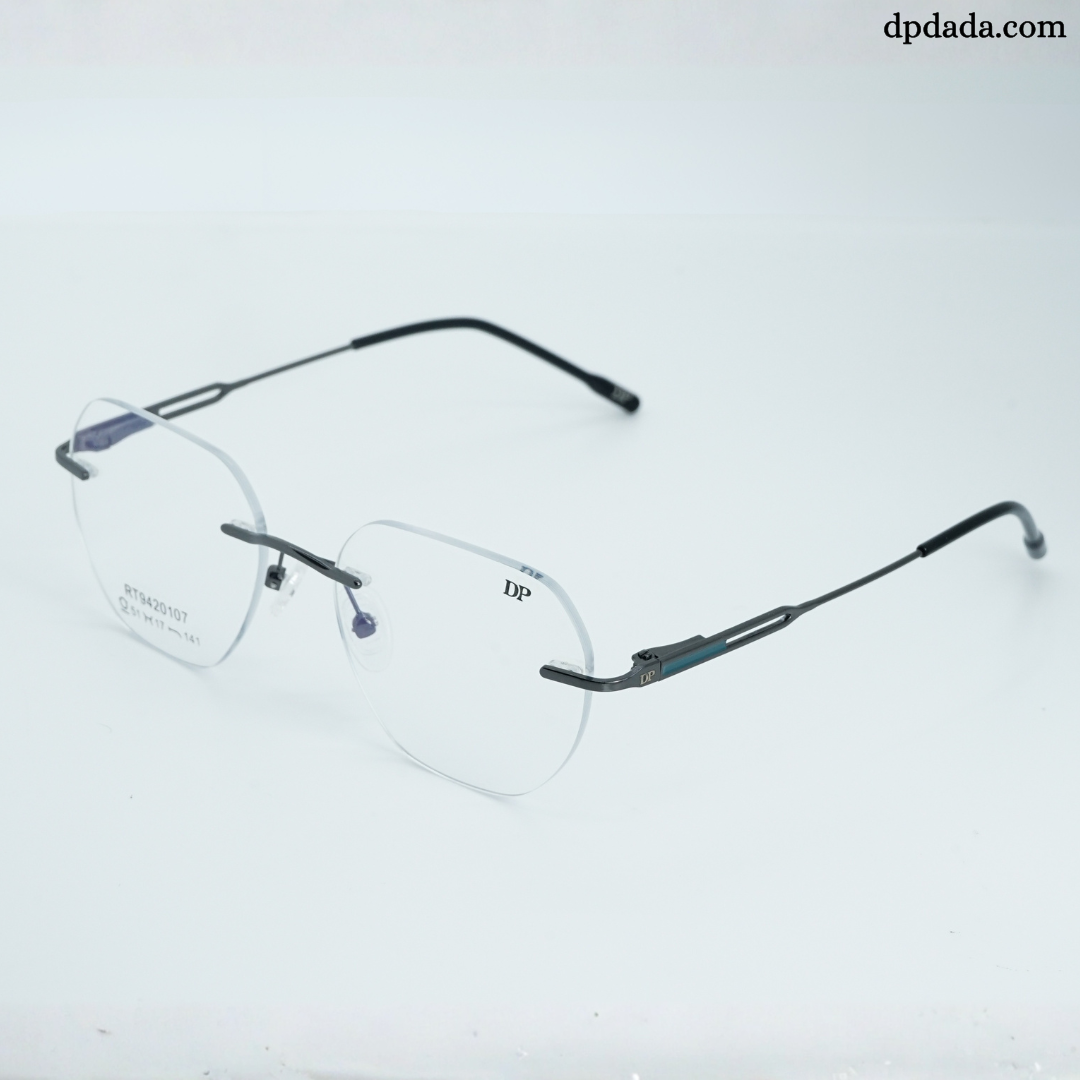 DP DADA.COM Rimless Spectacle Silver RT9420107