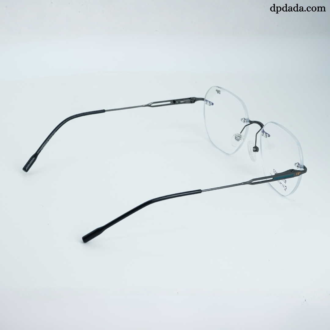 DP DADA.COM Rimless Spectacle Silver RT9420107