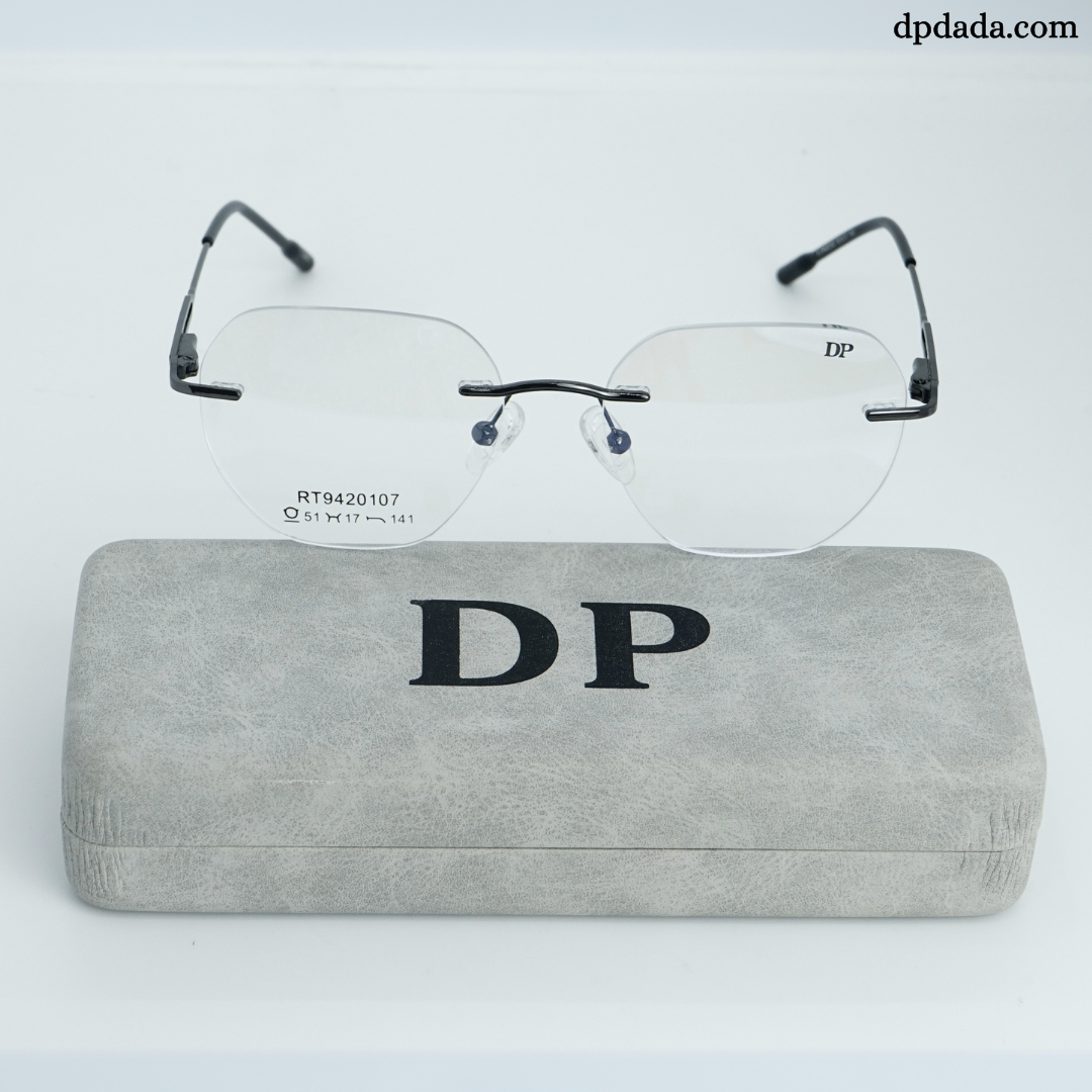 DP DADA.COM Rimless Spectacle Silver RT9420107