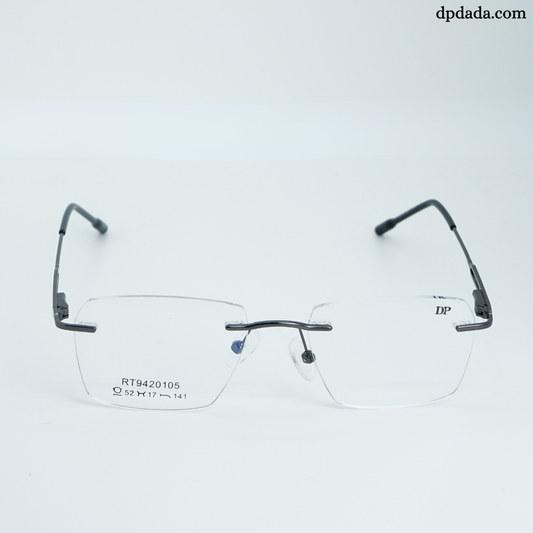 DP DADA.COM Rimless Spectacle Silver RT9420105