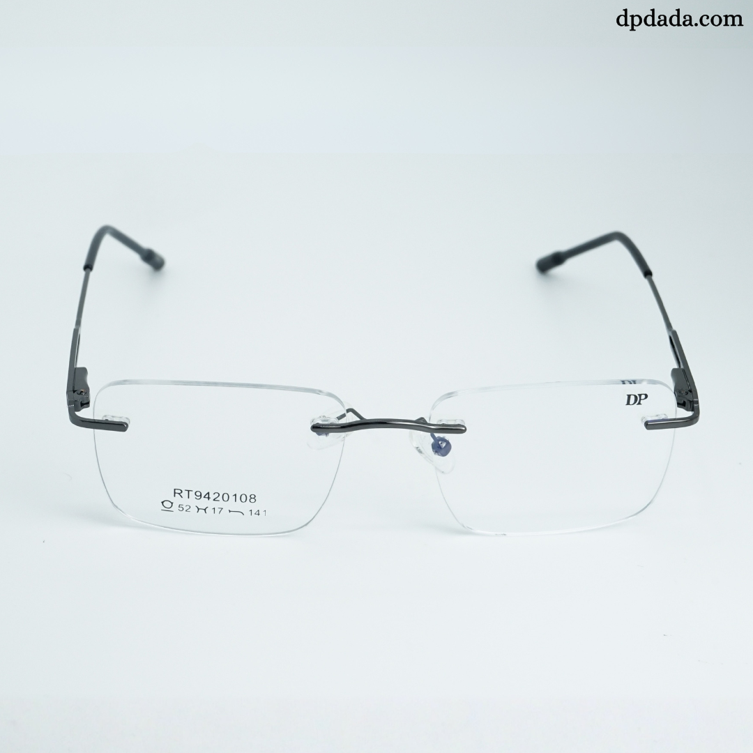 DP DADA.COM Rimless Spectacle Silver RT9420108
