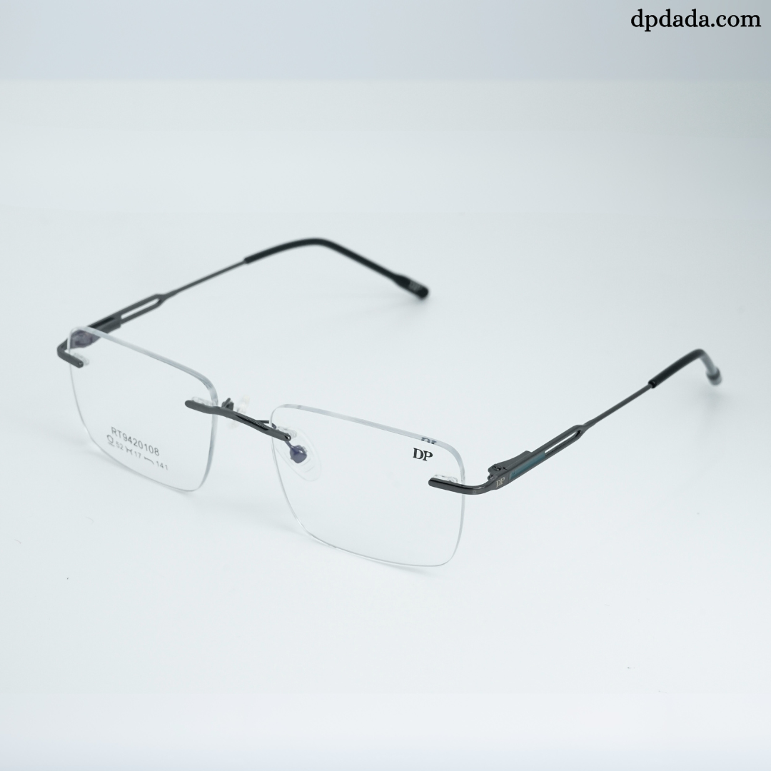 DP DADA.COM Rimless Spectacle Silver RT9420108