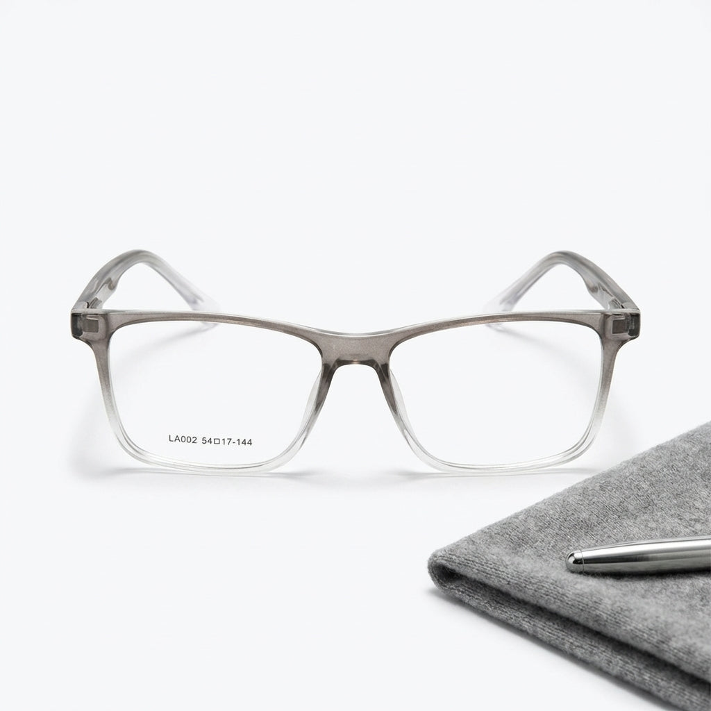 SquareX Gray Gradient 3-in-1 Magnetic Clip-On Glasses