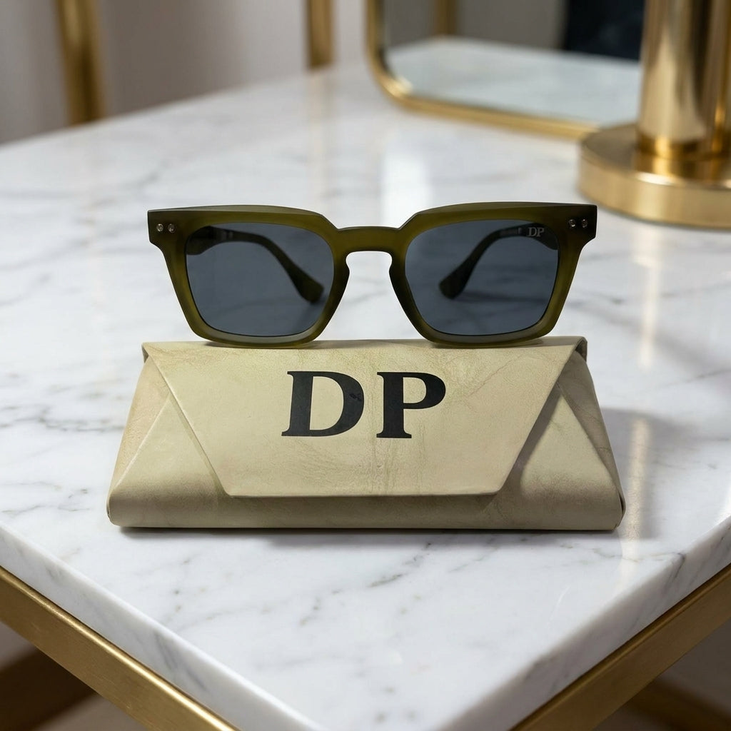 DP DADA Olive Luxe Sunglasses