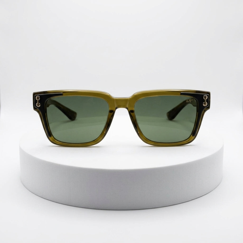 DP Dada Dot Com Stylish Green Lens Square Sunglasses | Premium Fashion Eyewear