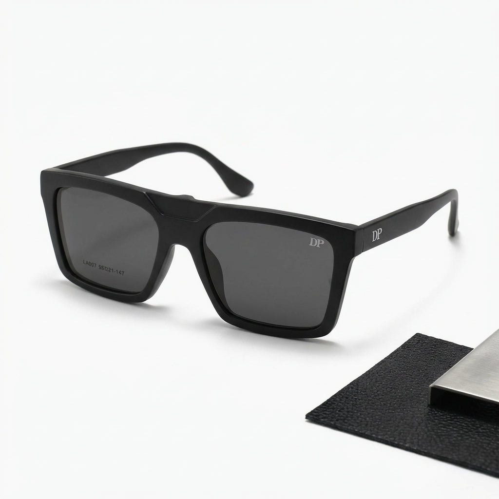 WideX 3-in-1 Clip-On Vision Eyeglasses Mat Black