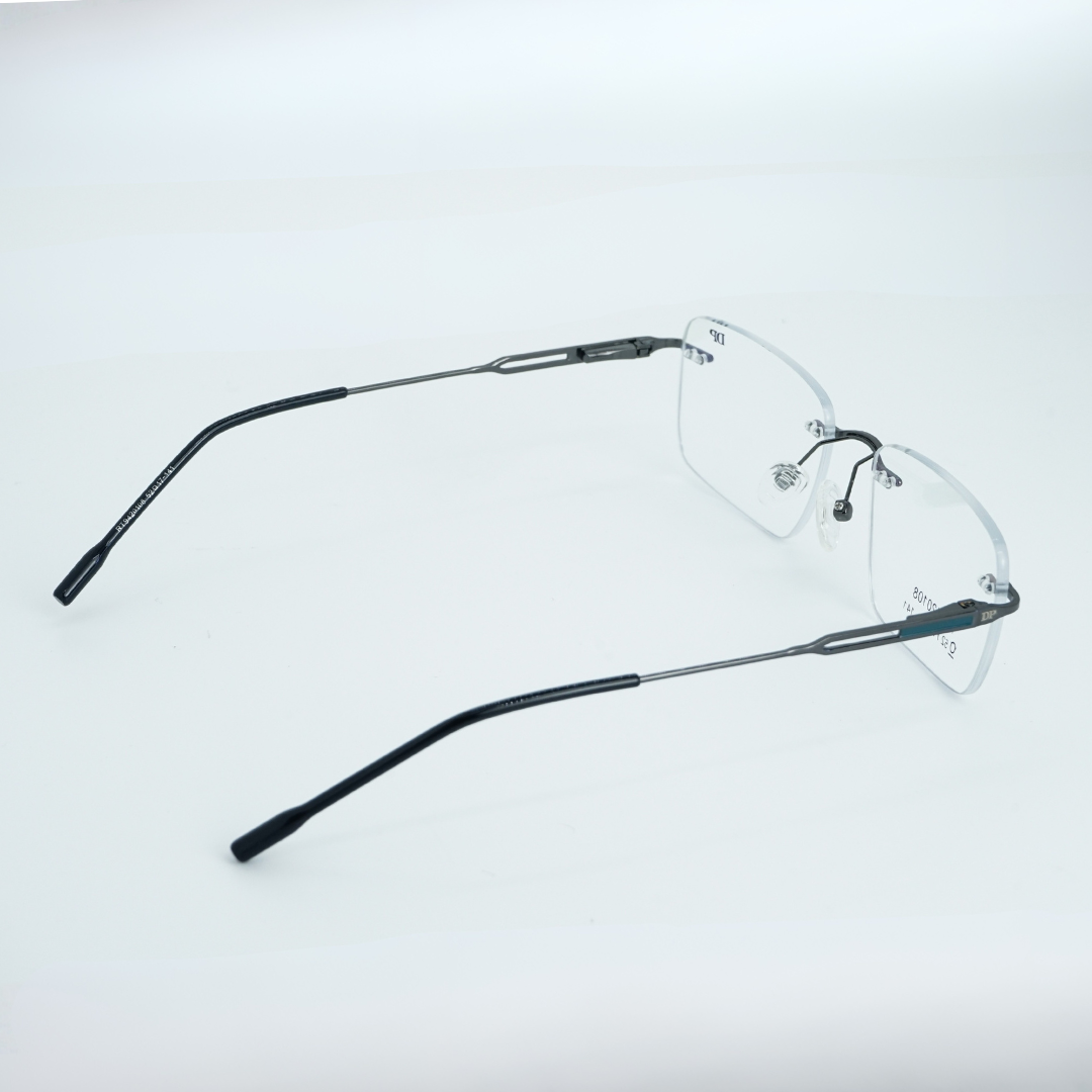 DP DADA.COM Rimless Spectacle Silver RT9420108