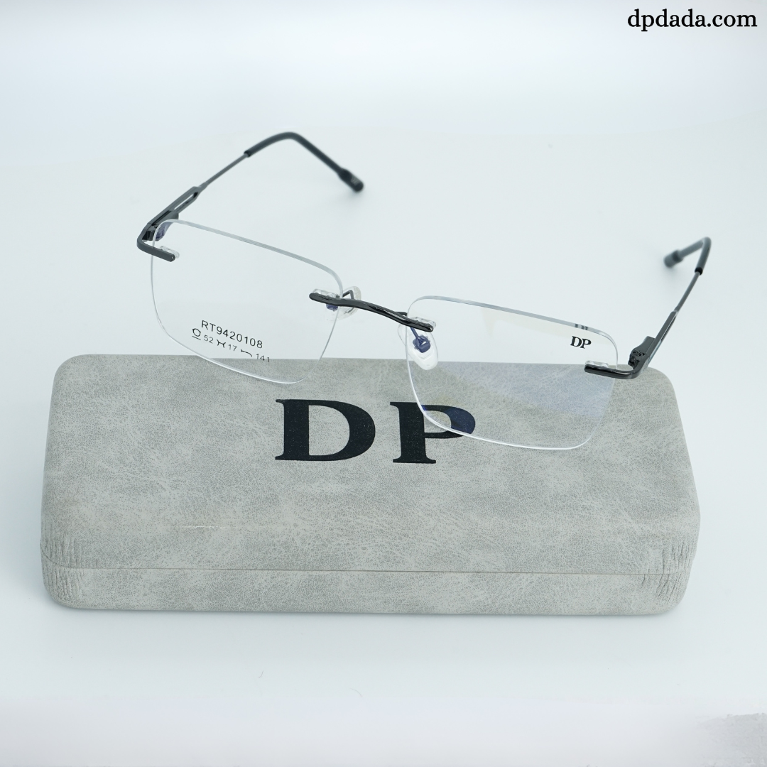 DP DADA.COM Rimless Spectacle Silver RT9420108