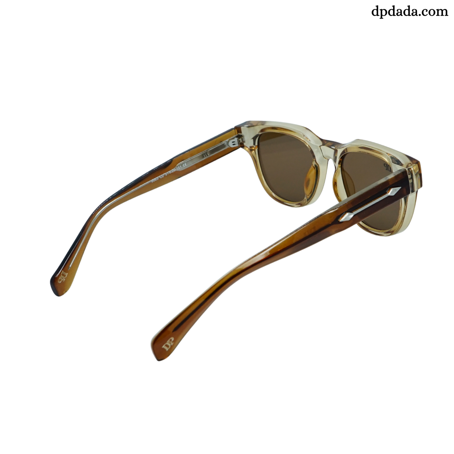 DP Transparent Amber Hexa Sunglasses DPX24