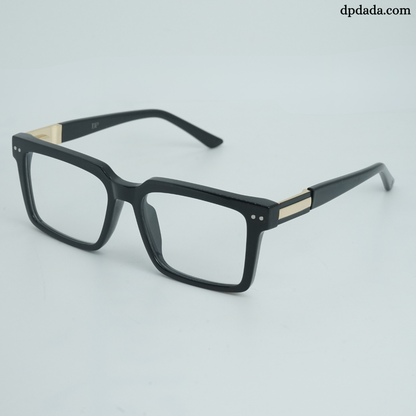 DP Dada Matte Black Square Eyeglasses – Model DP102