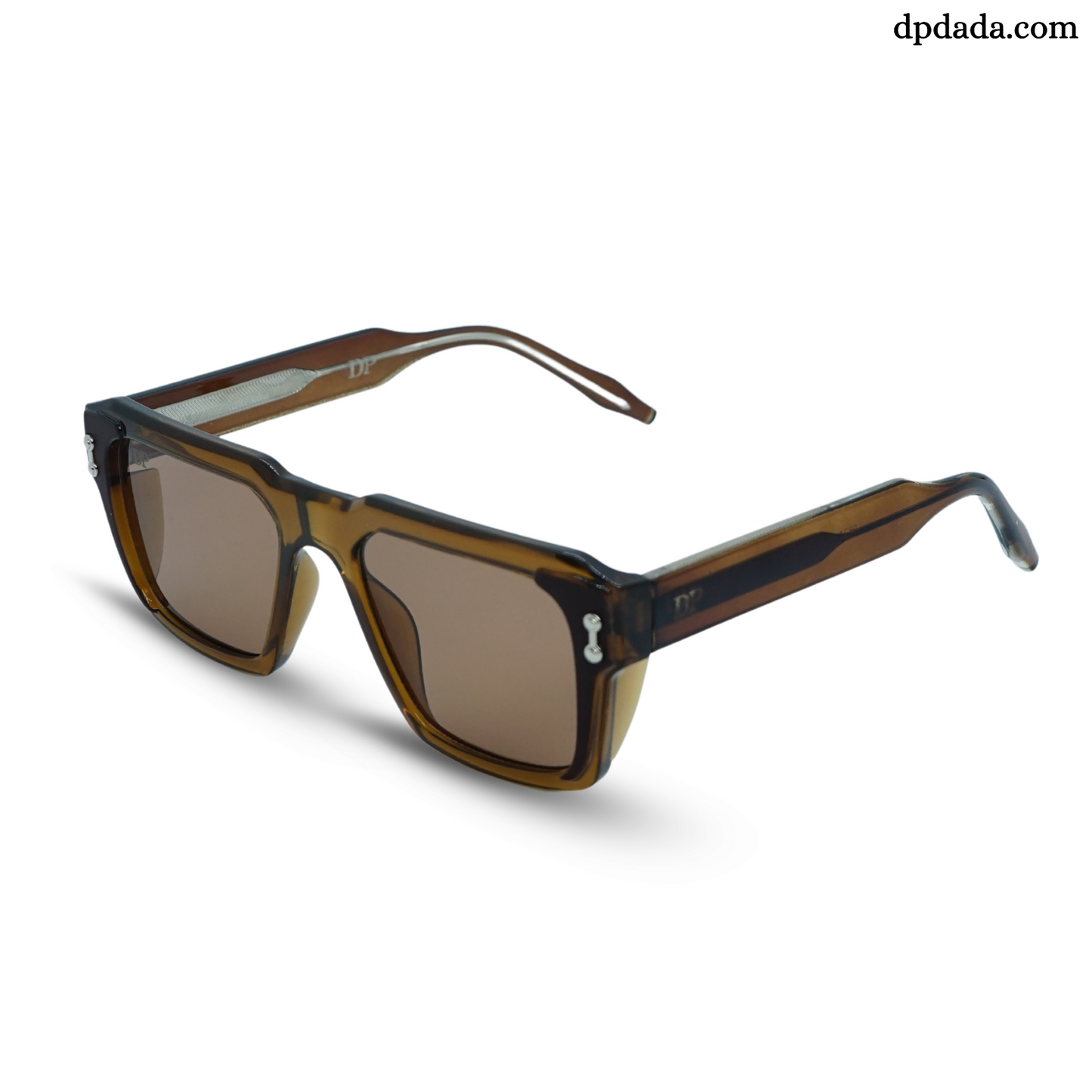 DP Retro Square Brown . DPX15